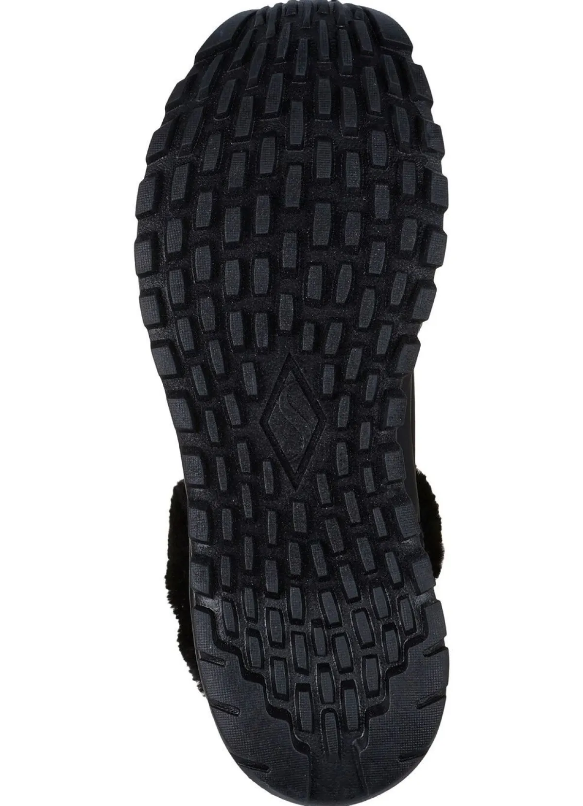 Clearance Skechers , gefütterte Damen-Boots, Winterschuhe, mit flauschigem Plüschkragen SCHWARZ