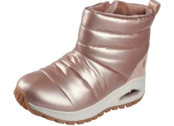 Best Skechers , gefütterte Damen-Boots, Winterschuhe, mit Reißverschluss ROSÉGOLD