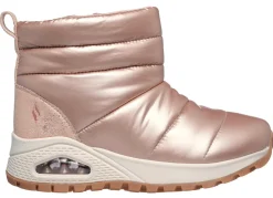 Best Skechers , gefütterte Damen-Boots, Winterschuhe, mit Reißverschluss ROSÉGOLD