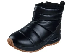 Hot Skechers , gefütterte Damen-Boots, Winterschuhe, mit Reißverschluss SCHWARZ