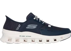 Best Skechers , Herren-Sneaker, mit geformter Slip-Ins Fersenplatte MARINE