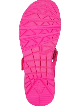 Best Skechers Sandale aus dehnbarem Textilmaterial PINK