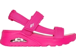 Best Skechers Sandale aus dehnbarem Textilmaterial PINK