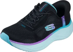 Discount Skechers Sneaker mit geformter Slip-Ins Fersenplatte SCHWARZ-MULTICOLOR