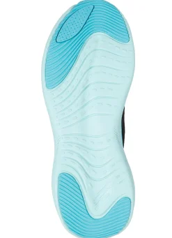 Discount Skechers Sneaker mit geformter Slip-Ins Fersenplatte SCHWARZ-MULTICOLOR