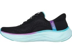 Discount Skechers Sneaker mit geformter Slip-Ins Fersenplatte SCHWARZ-MULTICOLOR