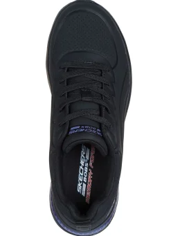 New Skechers , sportliche Damen-Sneaker, mit Schnürung SCHWARZ