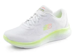 Best BADER SKECHERS, sportliche Damen-Sneaker, aus Meshmaterial WEISS-LIMETTE