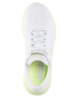 Best BADER SKECHERS, sportliche Damen-Sneaker, aus Meshmaterial WEISS-LIMETTE