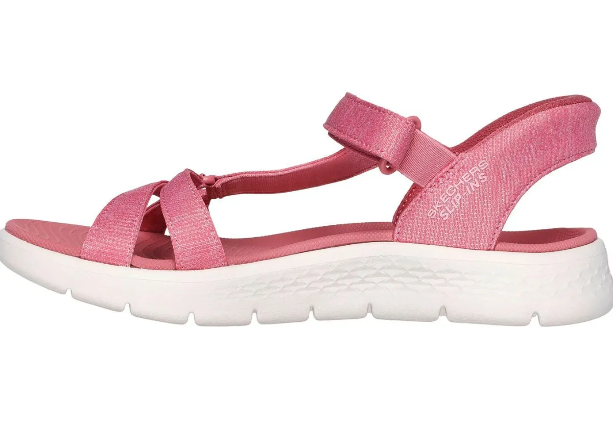 New Skechers , sportliche Damen-Sandalen, mit geformter Slip-Ins Fersenplatte MAUVE