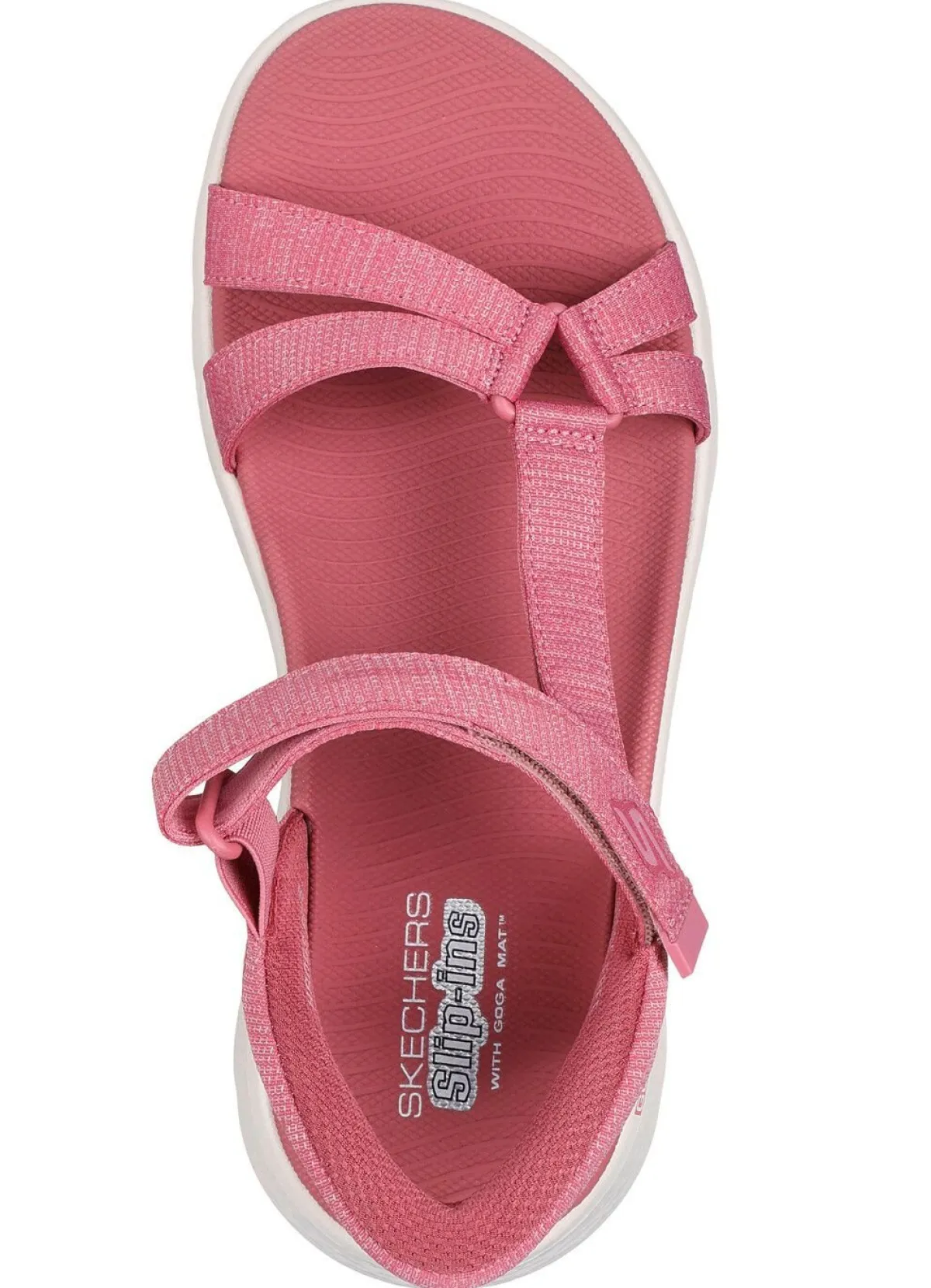 New Skechers , sportliche Damen-Sandalen, mit geformter Slip-Ins Fersenplatte MAUVE