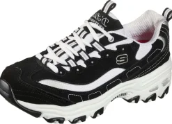 Skechers , sportliche Damen-Sneaker, mit herausnehmbarem Fußbett SCHWARZ-WEISS