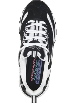 Skechers , sportliche Damen-Sneaker, mit herausnehmbarem Fußbett SCHWARZ-WEISS