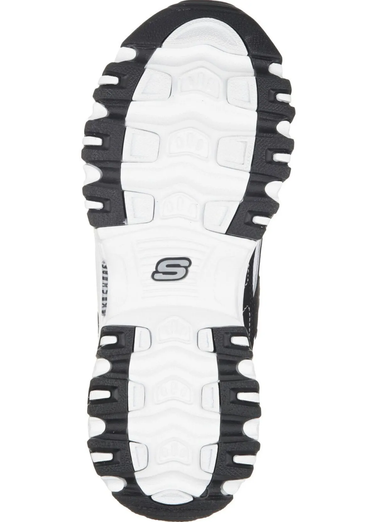Skechers , sportliche Damen-Sneaker, mit herausnehmbarem Fußbett SCHWARZ-WEISS