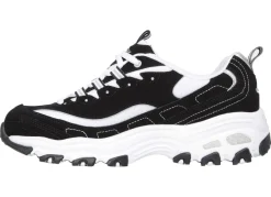 Skechers , sportliche Damen-Sneaker, mit herausnehmbarem Fußbett SCHWARZ-WEISS