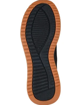 Best Skechers , sportliche Herren-Sneaker, mit geformter Slip-Ins Fersenplatte SCHWARZ