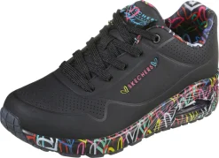 Skechers , trendige Damen-Sneaker, mit sichtbarem Luftpolster SCHWARZ