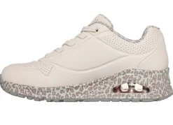 Skechers , trendige Damen-Sneaker, mit sichtbarem Luftpolster WEISS-LEO