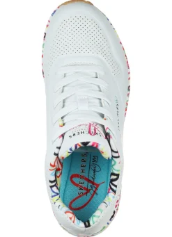 Best Skechers , trendige Damen-Sneaker, mit sichtbarem Luftpolster WEISS