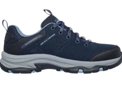 Best Skechers , wetterfeste Damen-Schnürschuhe, mit Klimamembrane DUNKELBLAU