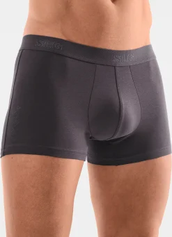 Outlet SLOGGI SLG Zweierpack Pants mit Elastikbund 1X BLAU, 1X GRAFIT