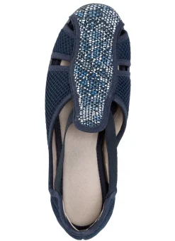 Best BADER Slipper mit luftigen Durchbrüchen MARINE