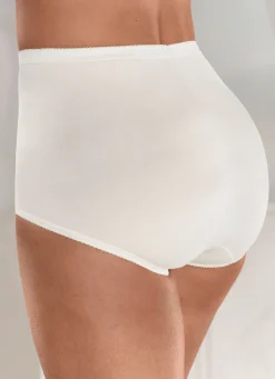 Hot SLOGGI Viererpack Maxi-Slips 1X AZURBLAU, 1X GRAU MELIERT, 1X SEKT, 1X MARINE
