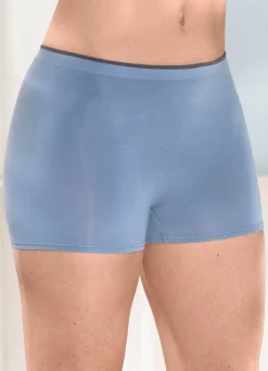 Discount SLOGGI Zweierpack Pants ohne Seitennähte JEANSBLAU