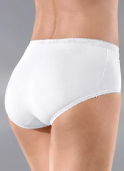 Hot SLOGGI Basic+ Midi Dreierpack Slips 1X BLEU, 1X MARINE, 1X WEISS