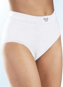 New SLOGGI Double Comfort Zwierpack Maxi-Slips mit BIO-Baumwolle WEISS