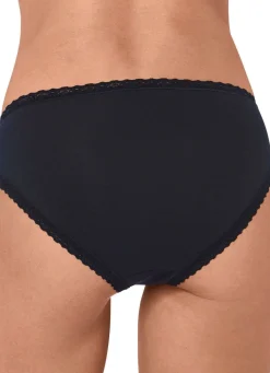 Hot BADER Sloggi 24/7 Dreierpack Slips mit Spitzenbandabschlüssen SCHWARZ