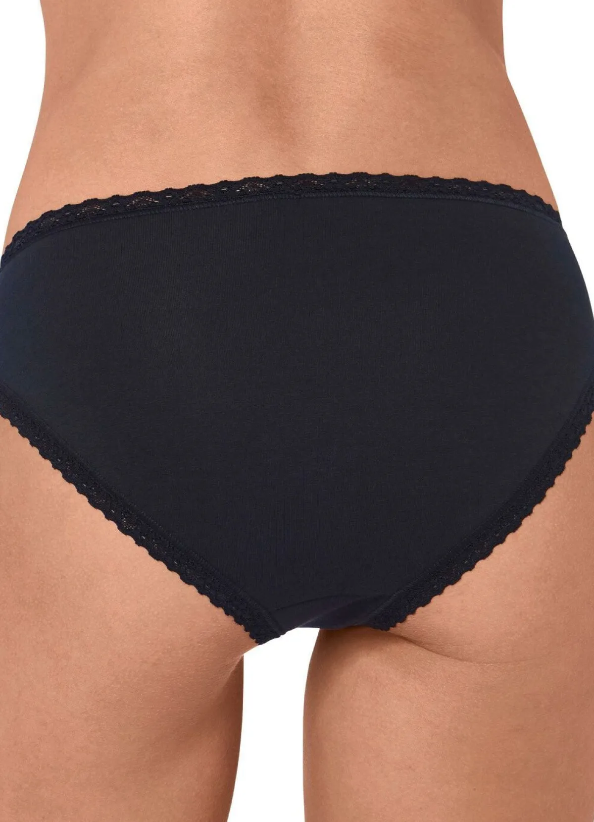 Hot BADER Sloggi 24/7 Dreierpack Slips mit Spitzenbandabschlüssen SCHWARZ