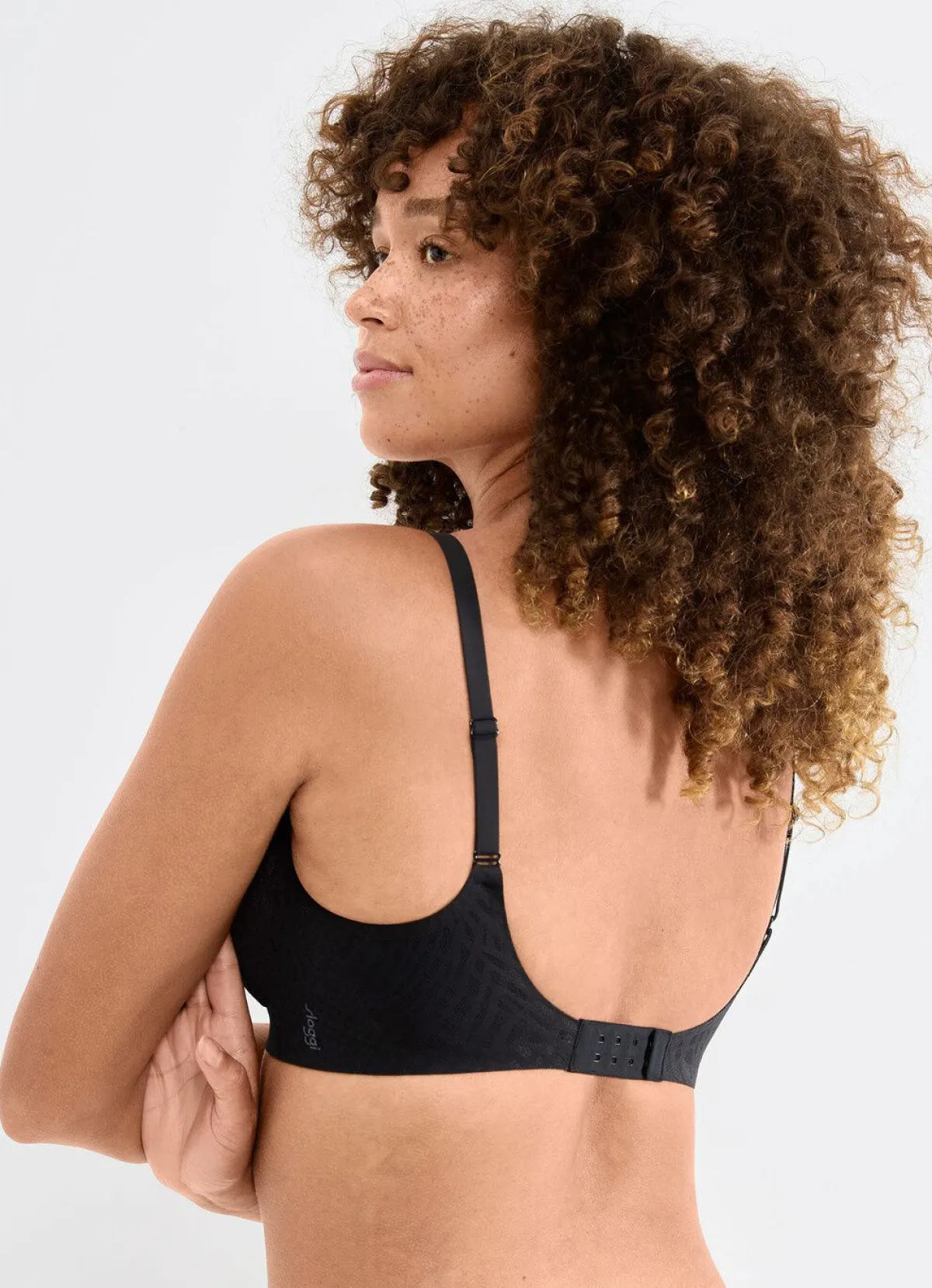 Hot BADER sloggi ZERO Feel-Push-up-BH mit Elastikspitze SCHWARZ
