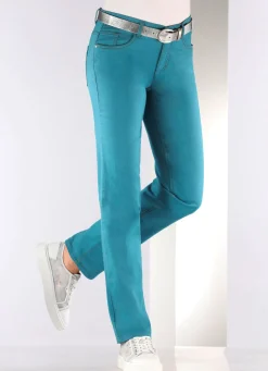 Discount ASCARI Softe Hose in 5-Pocket-Form PETROL