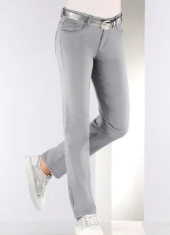 Best ASCARI Softe Hose in 5-Pocket-Form HELLGRAU