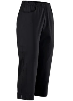 Outlet KLAUS MODELLE MADE IN GERMANY Soft-Stretch-Caprihose SCHWARZ