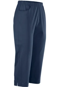 Hot KLAUS MODELLE MADE IN GERMANY Soft-Stretch-Caprihose MARINE