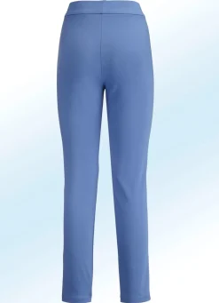 Outlet KLAUS MODELLE MADE IN GERMANY Soft-Stretch-Hose AZURBLAU