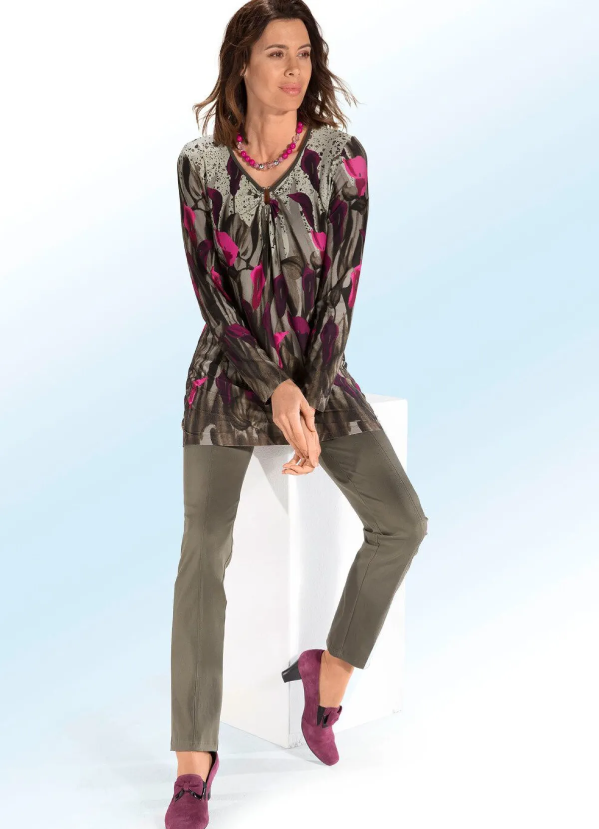 Hot BADER Soft-Stretch-Hose OLIV