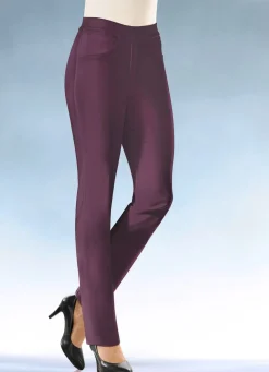 Sale KLAUS MODELLE MADE IN GERMANY Soft-Stretch-Hose in komfortabler Schlupfform BORDEAUX