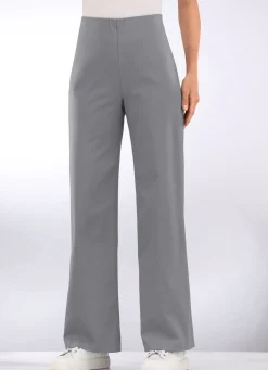 Clearance KLAUS MODELLE MADE IN GERMANY Soft-Stretch-Hose in modischer Weite MITTELGRAU
