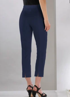 Clearance KLAUS MODELLE MADE IN GERMANY Soft-Stretch-Hose in 7/8-Länge MARINE