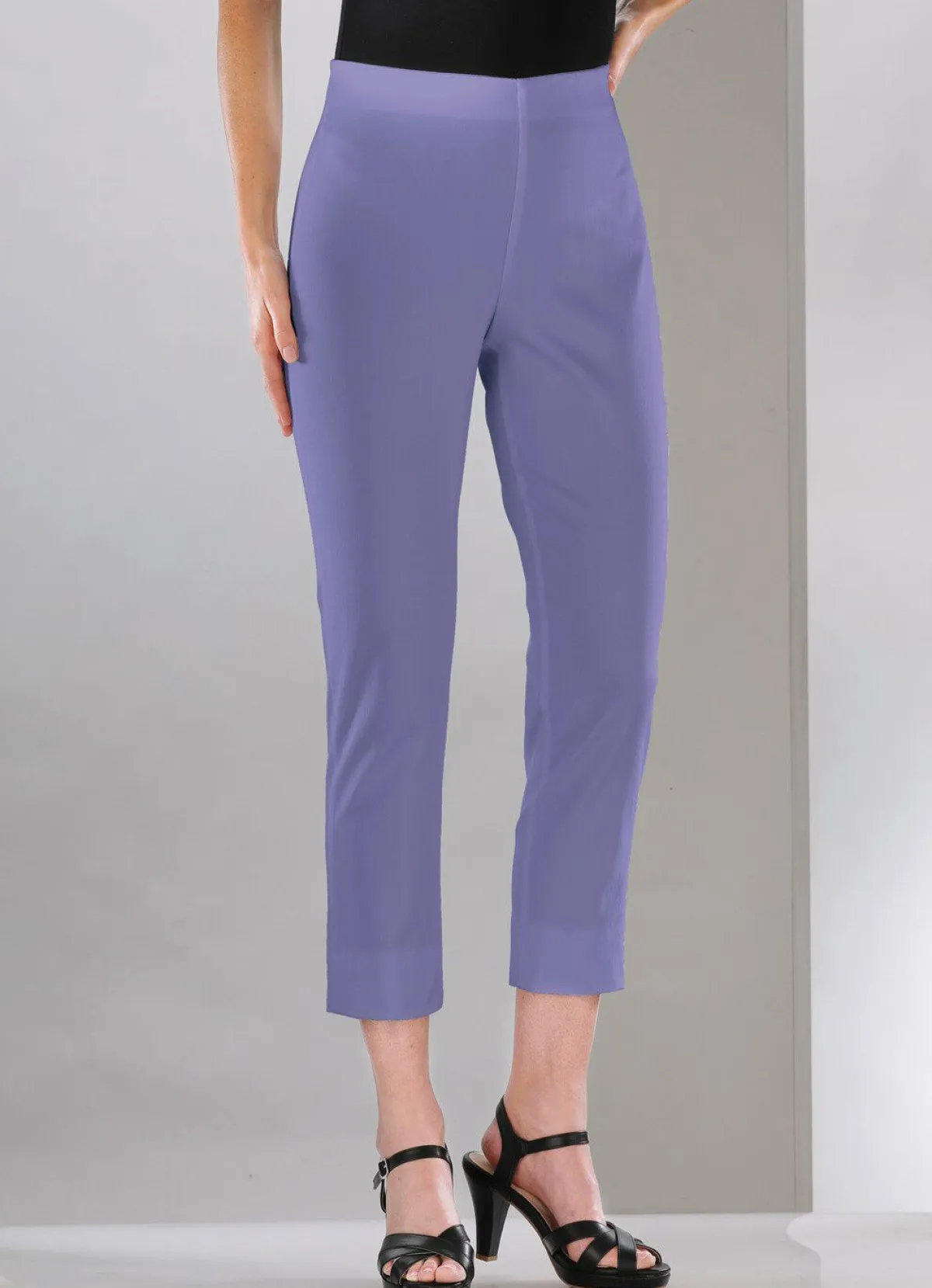 Discount KLAUS MODELLE MADE IN GERMANY Soft-Stretch-Hose in 7/8-Länge LAVENDEL