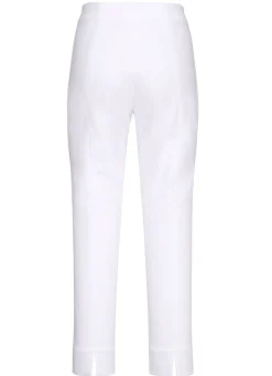 Outlet KLAUS MODELLE MADE IN GERMANY Soft-Stretch-Hose in 7/8-Länge WEISS