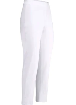 Outlet KLAUS MODELLE MADE IN GERMANY Soft-Stretch-Hose in 7/8-Länge WEISS