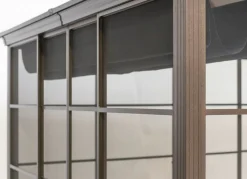 Clearance BADER SOJAG Aluminium Pavillon Castel in edlem ton BRONZE