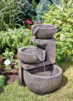 Hot BADER Solar-Brunnen Genua GRAU