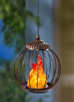 Online BADER Solar-Laterne „Flammen“ bronze