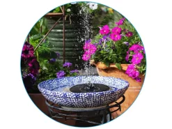 Clearance BADER Solar-Springbrunnen-Set ANTHRAZIT