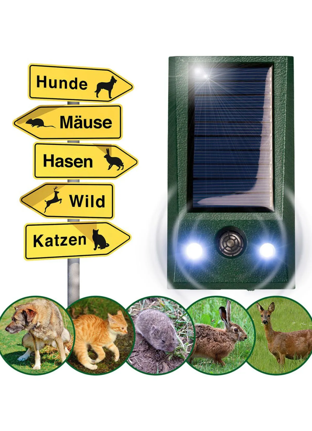 Sale BADER Solar-Tierabwehr Basic grün